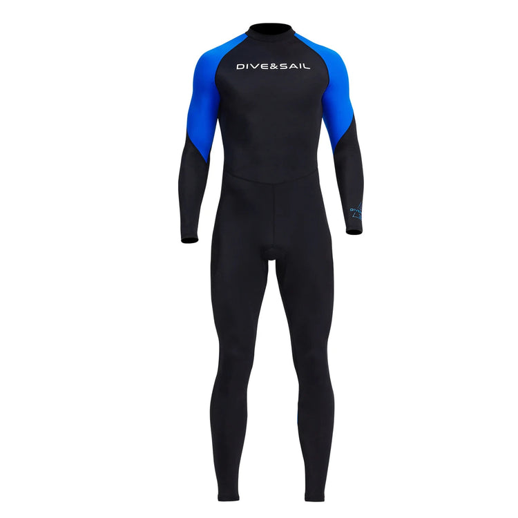 Men Long Sleeve Quick Dry Swimming Suit Adult Nylon Uv Protection Snorkeling Surfing Wetsuit Water Sports One-piece Diving Suit ShedPoundsPortal