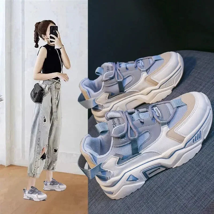 Sports Shoes for Women Sneakers Athletic Trends 2024 High on Platform Woman Footwear Deals Cheap Walking Comfortable and Elegant ShedPoundsPortal