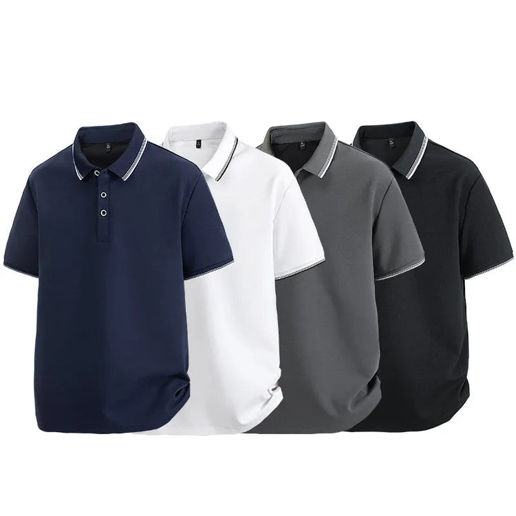 Oversized Men 7XL Polo Shirt 8XL 2025 Summer 95% Cotton Breathable Short Sleeve Collar Business Shirt Golf Man Top Clothes ShedPoundsPortal