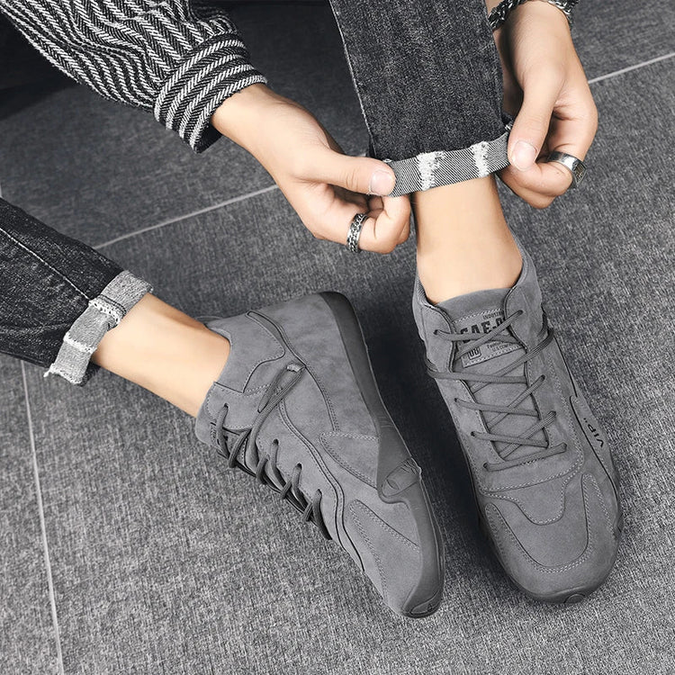 Sneakers for Men Autumn Flat Bottom Wear-resistant Workwear Anti Slip Men&