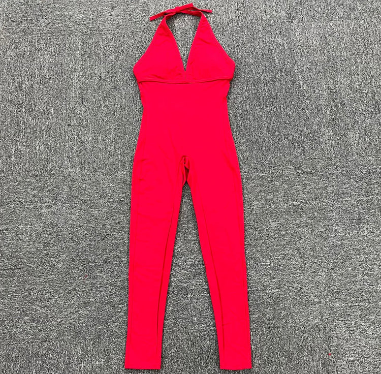 Sporty Jumpsuit Woman Short Lycra Fitness Overalls with Padding Workout Clothes for Women Gym Sets Womens Outfits Sportswear New ShedPoundsPortal
