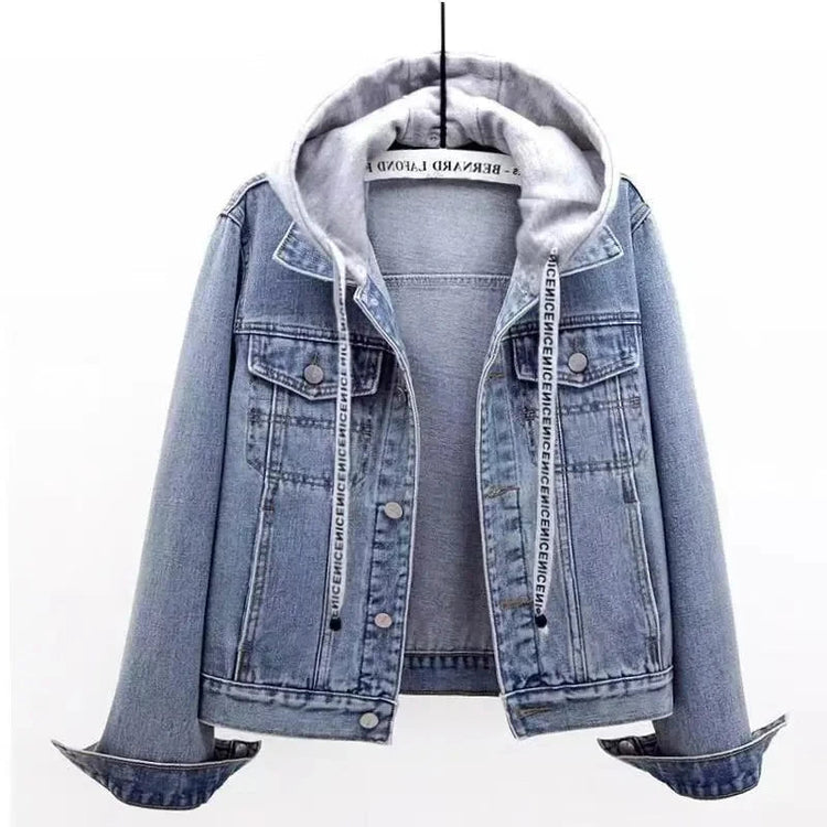 2025 Spring Autumn New Vintage Denim Jacket Women&