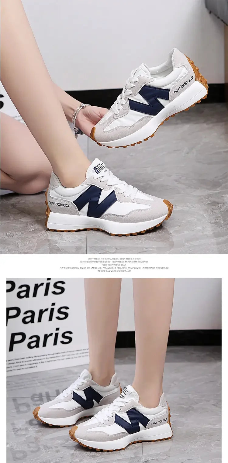 Women Sneakers 2025 New Spring Autumn Brand Luxury Vulcanize Shoes Casual Footwear Zapatillas Mujer Light Flat Breathable Shoes ShedPoundsPortal