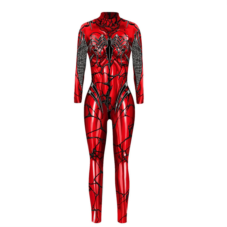 Robot Punk Jumpsuit Catsuit Sexy Female Women Cosplay Costume Skeleton Cyberpunk Steampunk Zentai Suit Halloween Bodysuit ShedPoundsPortal