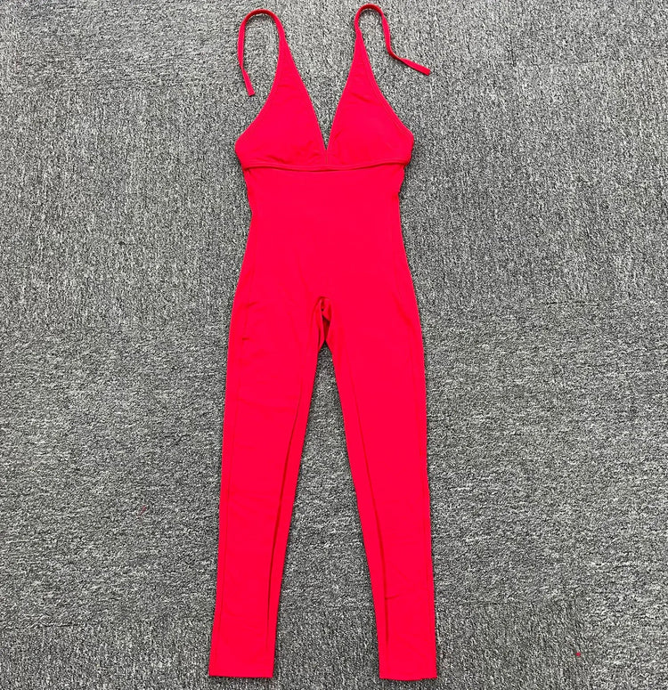 Sporty Jumpsuit Woman Short Lycra Fitness Overalls with Padding Workout Clothes for Women Gym Sets Womens Outfits Sportswear New ShedPoundsPortal