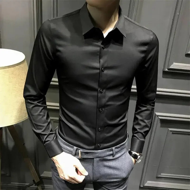 Clothes Business Male Top Plain with Print Men&