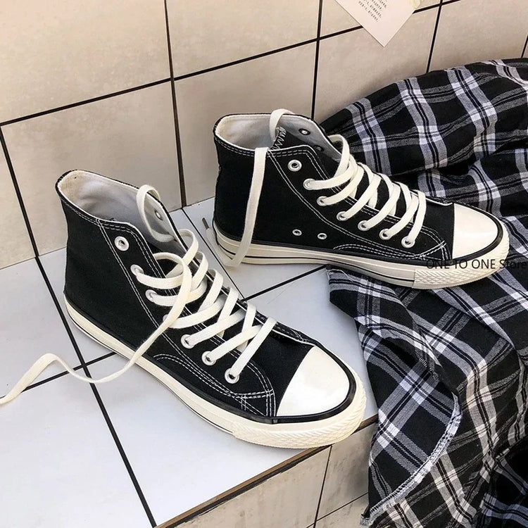 high-top canvas sneakershigh-top canvas sneakershigh-top canvas sneakers
