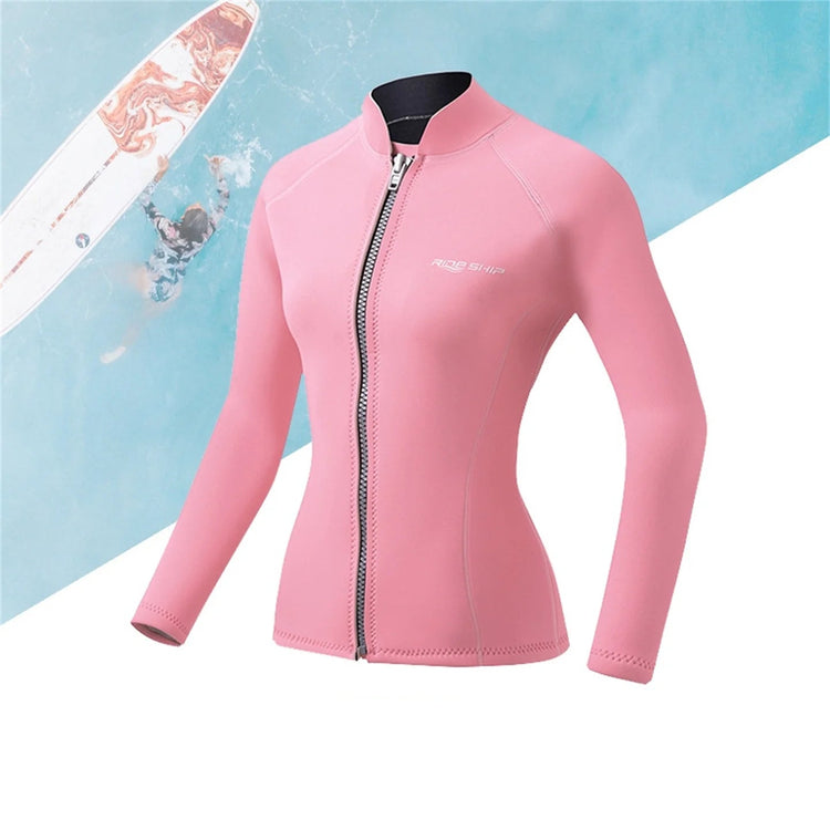 Split Surfing Diving Suit Long Sleeve Sun Protection Women&
