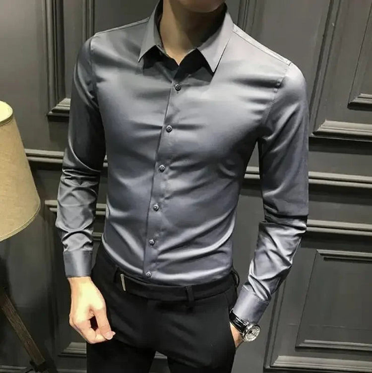 Clothes Business Male Top Plain with Print Men&