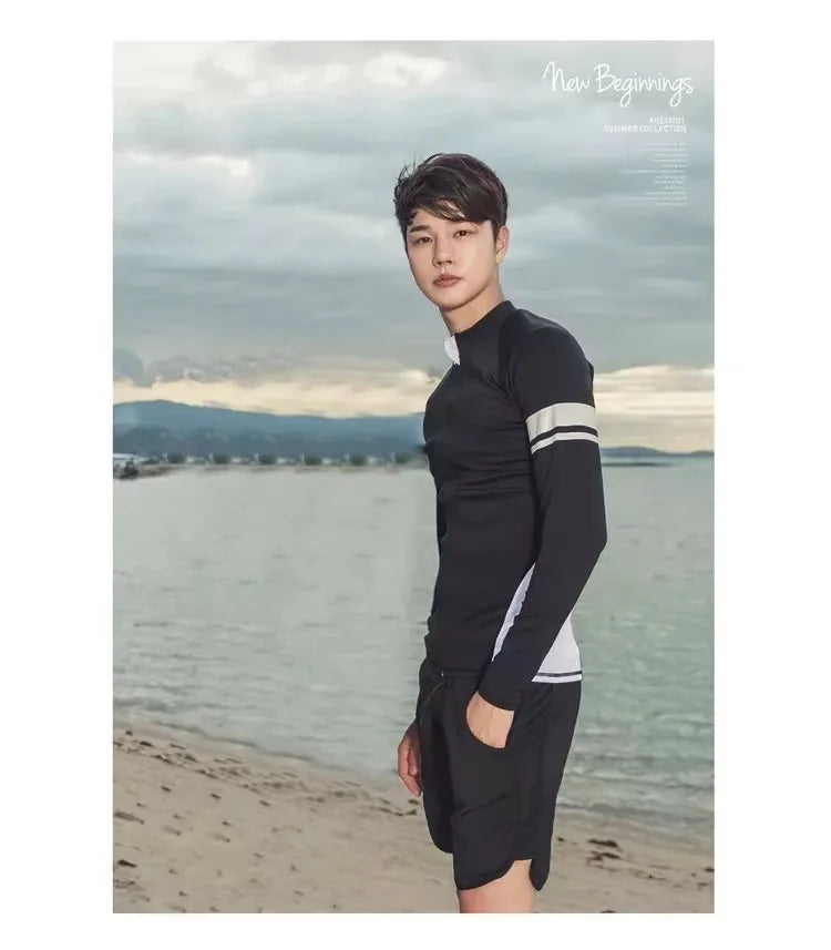 Women Men Diving Clothing Quick Dry Swimming Suit Snorkeling Surfing Wetsuit Zipper Water Sport Long Sleeve Diving Five Suit ShedPoundsPortal