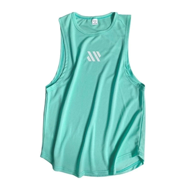 2024 Mens fitness gyms Tank top men Fitness sleeveless shirt Male mesh breathable Sports vest Undershirt Gyms Running vest men ShedPoundsPortal