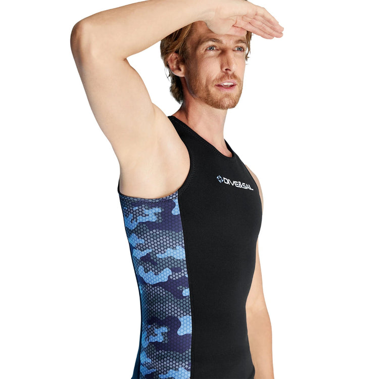 Men Wetsuit Vest Surfing Water Sports Swimsui Vest Diving Sleeveless Vest for Canoeing Swimming Men Swimsui Vest ShedPoundsPortal