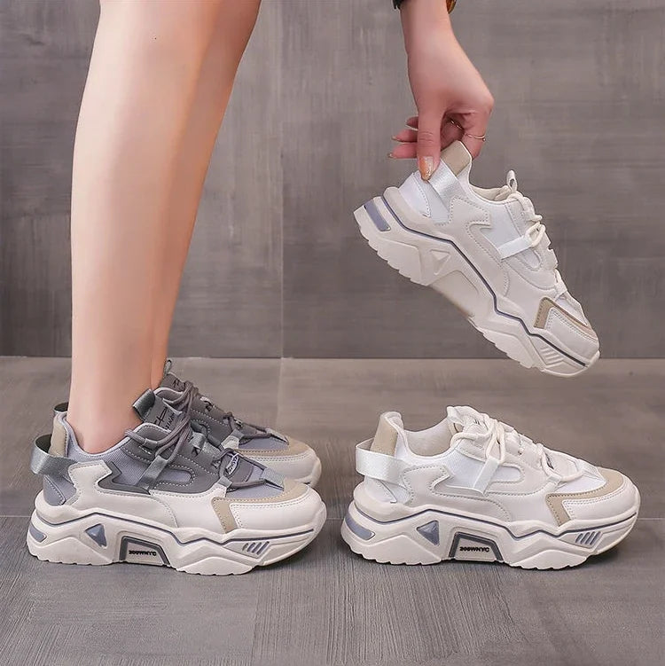 Sports Shoes for Women Sneakers Athletic Trends 2024 High on Platform Woman Footwear Deals Cheap Walking Comfortable and Elegant ShedPoundsPortal