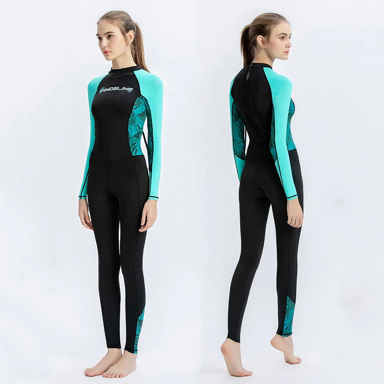 Full Body Women Wetsuit Snorkeling Swimming Diving Wet Suit for Water Sports ShedPoundsPortal