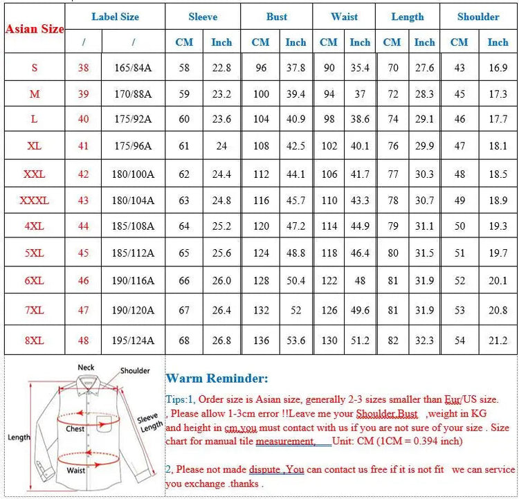 Casual Long-sleeve Shirts for Men Slim Fit Plain Shirt 100%cotton Plaid Striped Tops Soft Designer Fashion Korean Trends Clothes ShedPoundsPortal