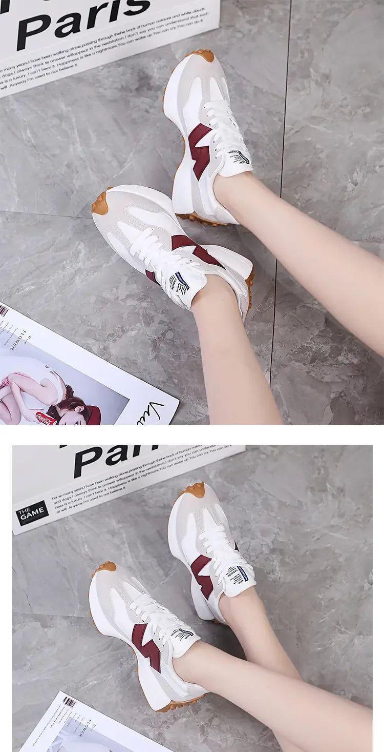 Women Sneakers 2025 New Spring Autumn Brand Luxury Vulcanize Shoes Casual Footwear Zapatillas Mujer Light Flat Breathable Shoes ShedPoundsPortal