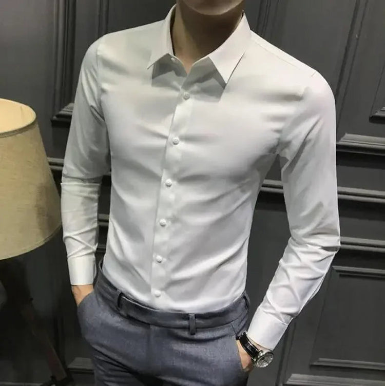 Clothes Business Male Top Plain with Print Men&
