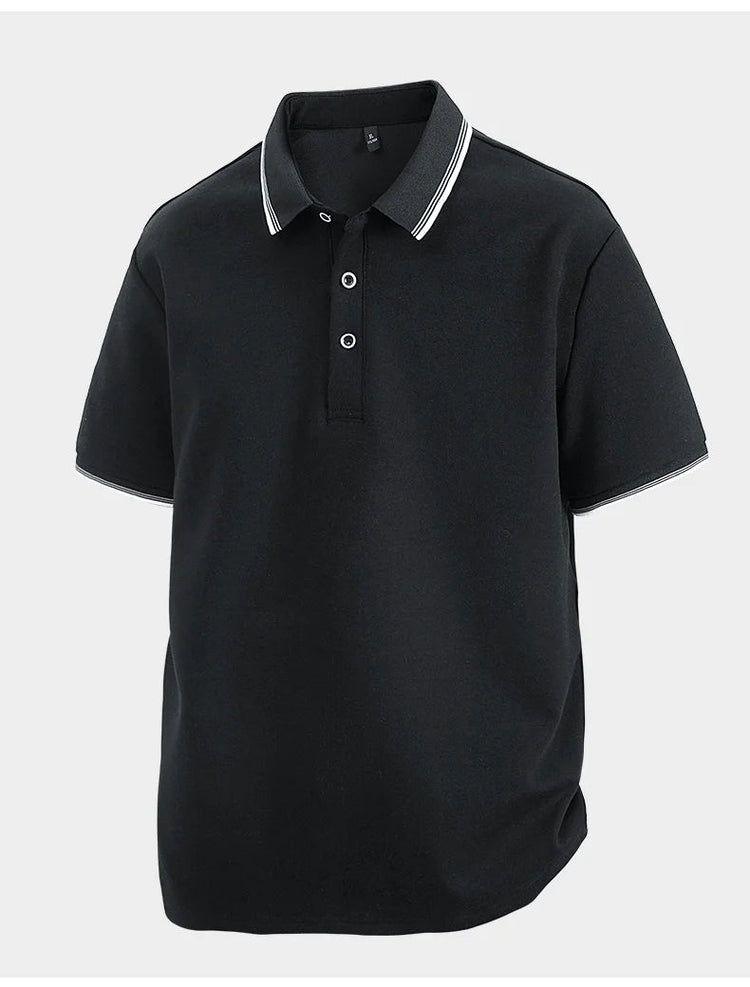 Oversized Men 7XL Polo Shirt 8XL 2025 Summer 95% Cotton Breathable Short Sleeve Collar Business Shirt Golf Man Top Clothes ShedPoundsPortal
