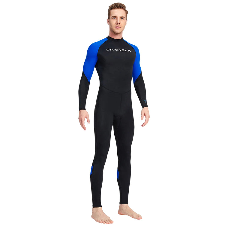 Men Long Sleeve Quick Dry Swimming Suit Adult Nylon Uv Protection Snorkeling Surfing Wetsuit Water Sports One-piece Diving Suit ShedPoundsPortal