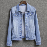 2025 New Fashion Spring Autumn Women Denim Jacket Loose Casual Jeans Female Outerwear Single Breasted Cowboy Ladies Overcoat Tops ShedPoundsPortal