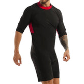 Swimwear Mens Leotard Swimsuit Shorty Wetsuit Diving Swimming Snorkeling Surfing Scuba Swim Bodysuit Jumpsuit Warm Swimwear ShedPoundsPortal