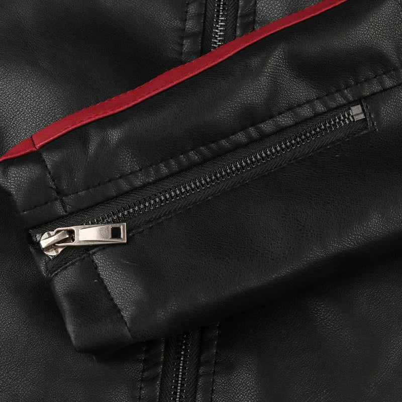 Mens Vintage Motorcycle Jacket 2025 Men Fashion New Biker Leather Jacket Male Embroidery Bomber Coat Winter Fleece Pu Overcoat ShedPoundsPortal