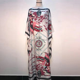 Printed  Dresses For Women 2021 Fashion Design Loose Dress Batwing Maxi Long Femme Vestidos Summer Autumn Party Elegant Dress ShedPoundsPortal
