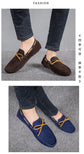 2025 Mens Moccasin Gray Brown Black Loafers Men Leather Shoes Luxury Designer Brand Fashion Sneakers Flats Slip on Lightweight