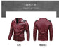 Mens Vintage Motorcycle Jacket 2025 Men Fashion New Biker Leather Jacket Male Embroidery Bomber Coat Winter Fleece Pu Overcoat ShedPoundsPortal