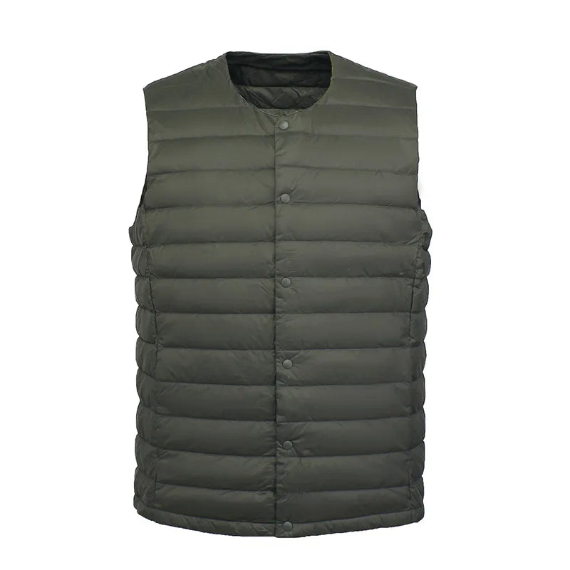 Men 90% White Down Vest Man&