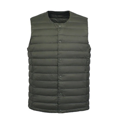 Men 90% White Down Vest Man&