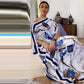 Printed  Dresses For Women 2021 Fashion Design Loose Dress Batwing Maxi Long Femme Vestidos Summer Autumn Party Elegant Dress ShedPoundsPortal