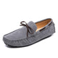 2025 Mens Moccasin Gray Brown Black Loafers Men Leather Shoes Luxury Designer Brand Fashion Sneakers Flats Slip on Lightweight