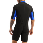 Swimwear Mens Leotard Swimsuit Shorty Wetsuit Diving Swimming Snorkeling Surfing Scuba Swim Bodysuit Jumpsuit Warm Swimwear ShedPoundsPortal