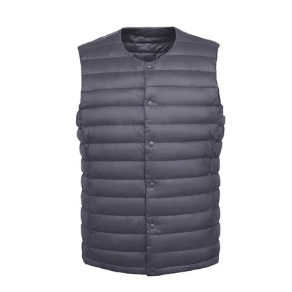 Men 90% White Down Vest Man&