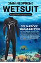 Men Wetsuit 3mm Neoprene Surfing Scuba Diving Snorkeling Swimming Body Suit Wet Suit Surf Kitesurf  Clothes Equipment ShedPoundsPortal