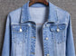2025 New Fashion Spring Autumn Women Denim Jacket Loose Casual Jeans Female Outerwear Single Breasted Cowboy Ladies Overcoat Tops ShedPoundsPortal
