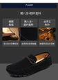 2025 Mens Moccasin Gray Brown Black Loafers Men Leather Shoes Luxury Designer Brand Fashion Sneakers Flats Slip on Lightweight