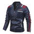Mens Vintage Motorcycle Jacket 2025 Men Fashion New Biker Leather Jacket Male Embroidery Bomber Coat Winter Fleece Pu Overcoat ShedPoundsPortal
