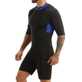 Swimwear Mens Leotard Swimsuit Shorty Wetsuit Diving Swimming Snorkeling Surfing Scuba Swim Bodysuit Jumpsuit Warm Swimwear ShedPoundsPortal