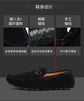 2025 Mens Moccasin Gray Brown Black Loafers Men Leather Shoes Luxury Designer Brand Fashion Sneakers Flats Slip on Lightweight