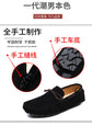 2025 Mens Moccasin Gray Brown Black Loafers Men Leather Shoes Luxury Designer Brand Fashion Sneakers Flats Slip on Lightweight