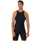 Summer Men One-piece Swimwear Swimsuit Sleeveless Front Zipper Swimming Shorts Bodysuit Triathlon Wetsuit Bathing Suit Beachwear ShedPoundsPortal