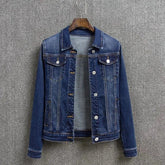 2025 New Fashion Spring Autumn Women Denim Jacket Loose Casual Jeans Female Outerwear Single Breasted Cowboy Ladies Overcoat Tops ShedPoundsPortal