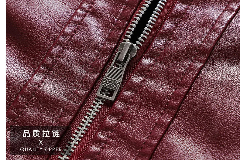 Mens Vintage Motorcycle Jacket 2025 Men Fashion New Biker Leather Jacket Male Embroidery Bomber Coat Winter Fleece Pu Overcoat ShedPoundsPortal