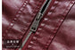 Mens Vintage Motorcycle Jacket 2025 Men Fashion New Biker Leather Jacket Male Embroidery Bomber Coat Winter Fleece Pu Overcoat ShedPoundsPortal