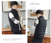 Men Vest Windproof Vest Men Jacket Sleeveless Vest Winter Jacket Casual Coat Men down Cotton Warm Thicken Waistcoat thick gilet ShedPoundsPortal