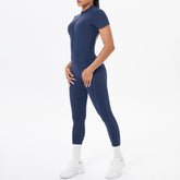 Sexy Backless Bodycon Scrunch Jumpsuit Raises Butt Women Dance Fitness Overalls Push Up  With Chest Cushion Yoga Sport Jump Suit ShedPoundsPortal