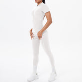 Sexy Backless Bodycon Scrunch Jumpsuit Raises Butt Women Dance Fitness Overalls Push Up  With Chest Cushion Yoga Sport Jump Suit ShedPoundsPortal