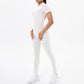 Sexy Backless Bodycon Scrunch Jumpsuit Raises Butt Women Dance Fitness Overalls Push Up  With Chest Cushion Yoga Sport Jump Suit ShedPoundsPortal